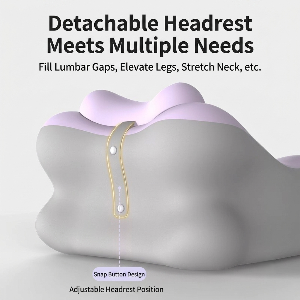 CloudNest™ Ergonomic Prone Support Pillow | Adjustable Headrest for Comfortable Reading, Gaming & Phone Use